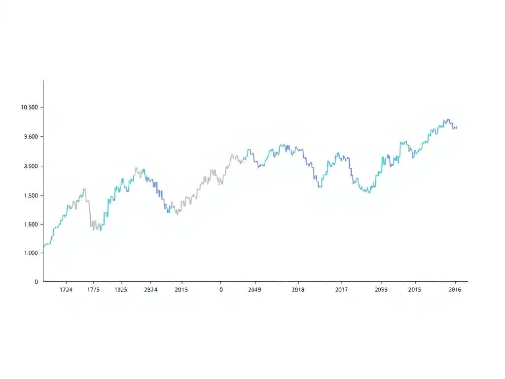 A professional, minimalist technical chart showing financial